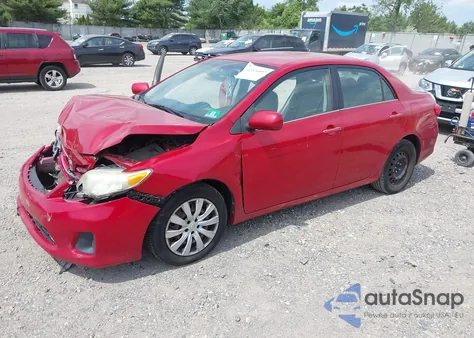 2013 Toyota Corolla S/Le from USA, damaged, VIN 5YFBU4EE9DP091645